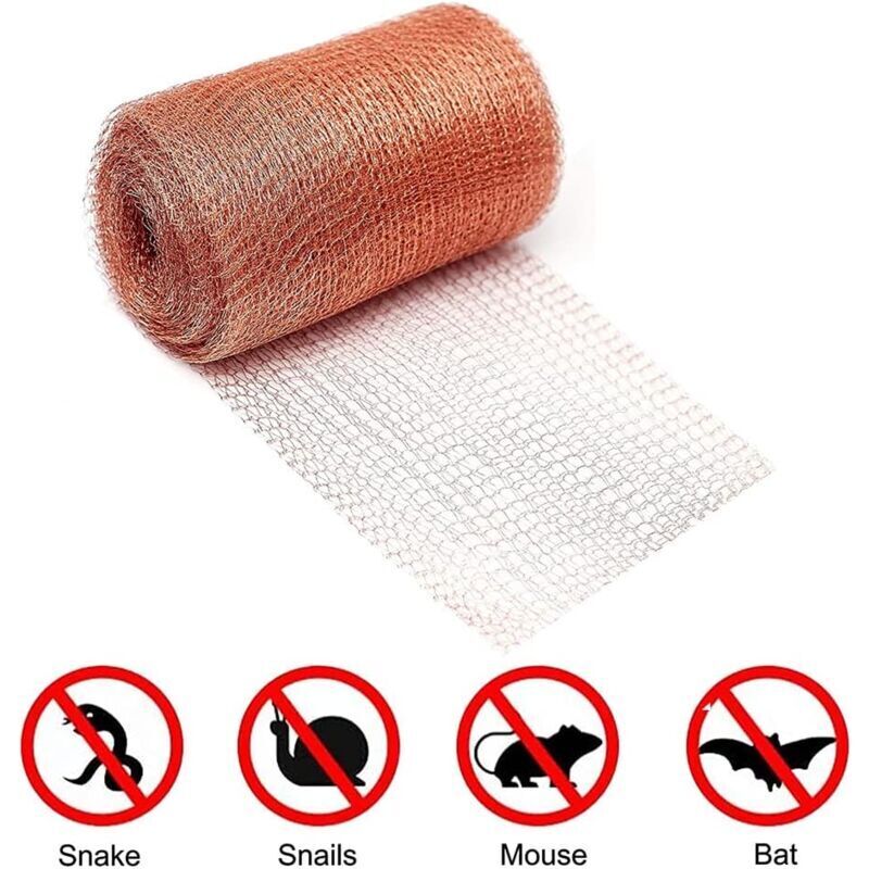 Copper net, 6m roll for snails, mice, birds, nematodes - Garden rodent protection - Image 4