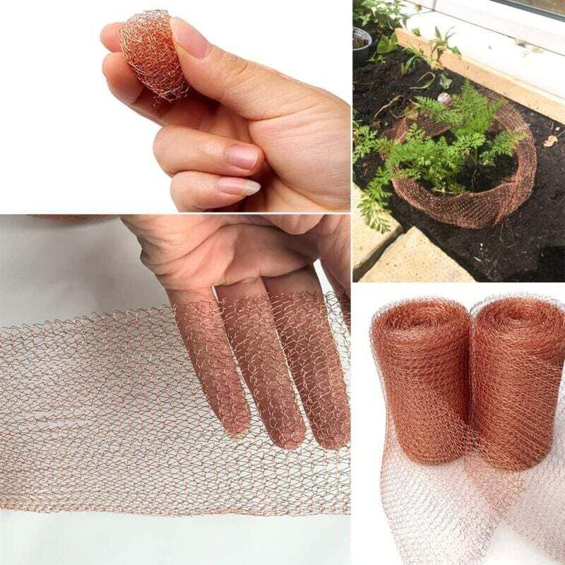 Copper net, 6m roll for snails, mice, birds, nematodes - Garden rodent protection - Image 5
