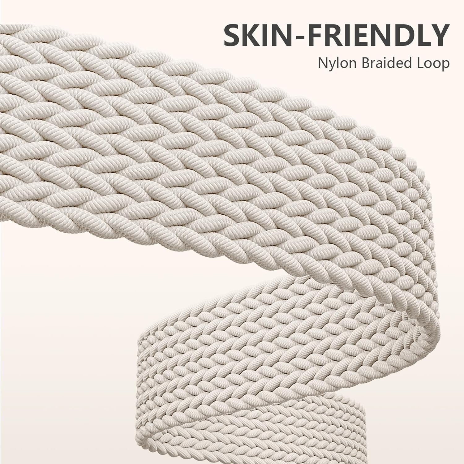 Elastic Braided Nylon Sport Strap for Fitbit Versa - Compatible Straps (Sense/Sense 2) - Image 3