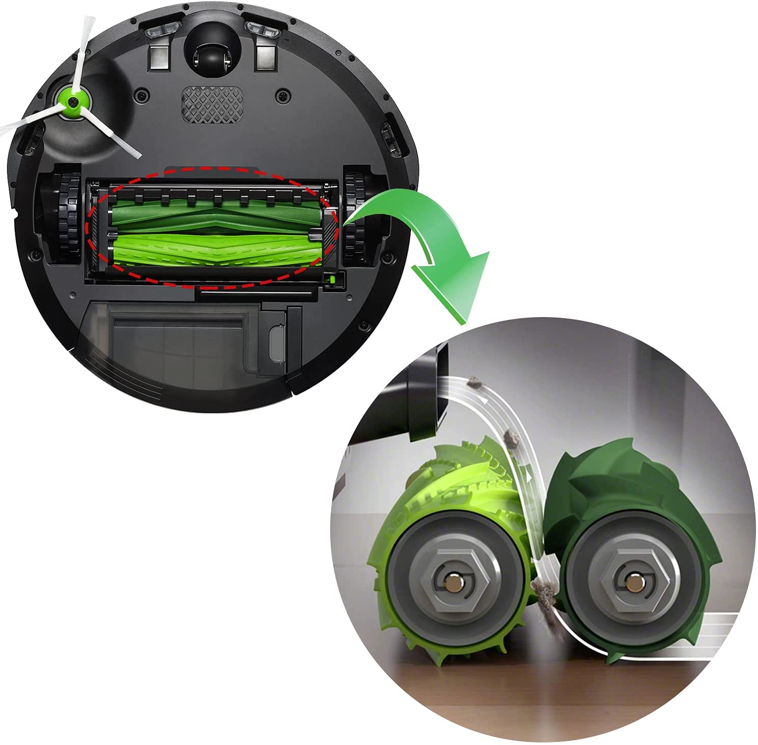 INF Accessories for robot vacuum cleaners iRobot Roomba i7, i7+, E5, E6, i6, i3, i3+ 16 parts 16 parts - Image 3