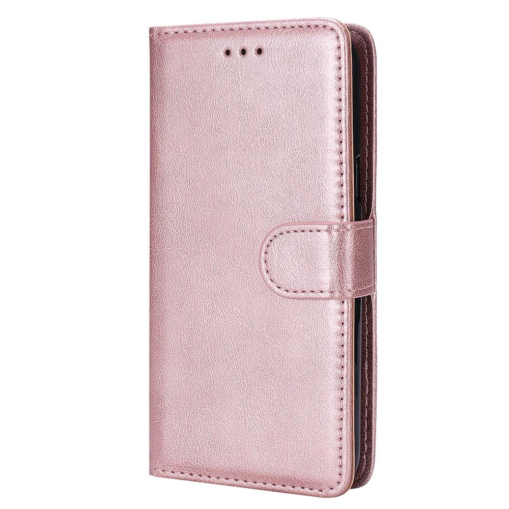 Compatible with Samsung S22 Magnetic 2-in-1 Phone Case/Wallet - Pink Pink gold Pink gold - Image 4
