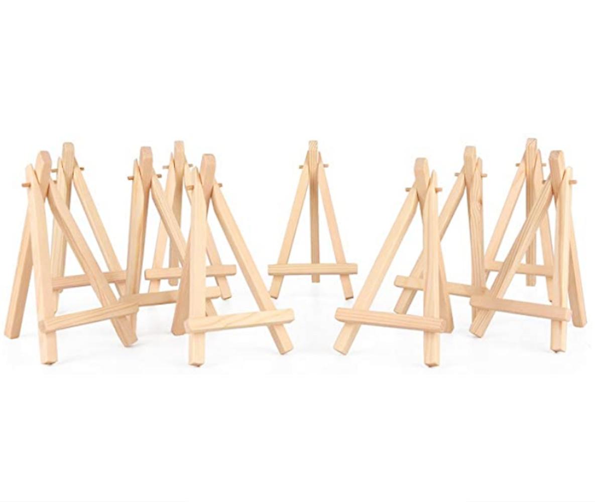 10 pcs Mini easels, wooden board display, photo memo holder, place card holder, 9*16 cm - Image 1