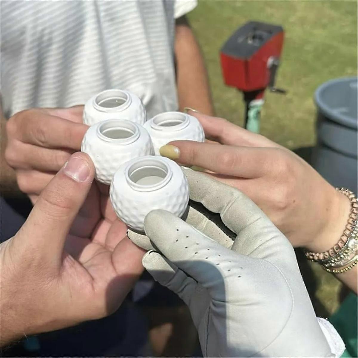 pcs Golf Ball Shaped Shot Glasses Golf Ball Shot Glasses Cool Golf Ball Shot Glasses Perfect Gift for Golf Enthusiasts - Image 3