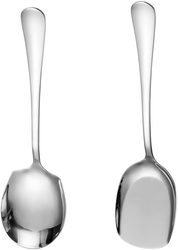 Large Stainless Steel Spoons, Serving Spoons for Hotel Meals - Image 1