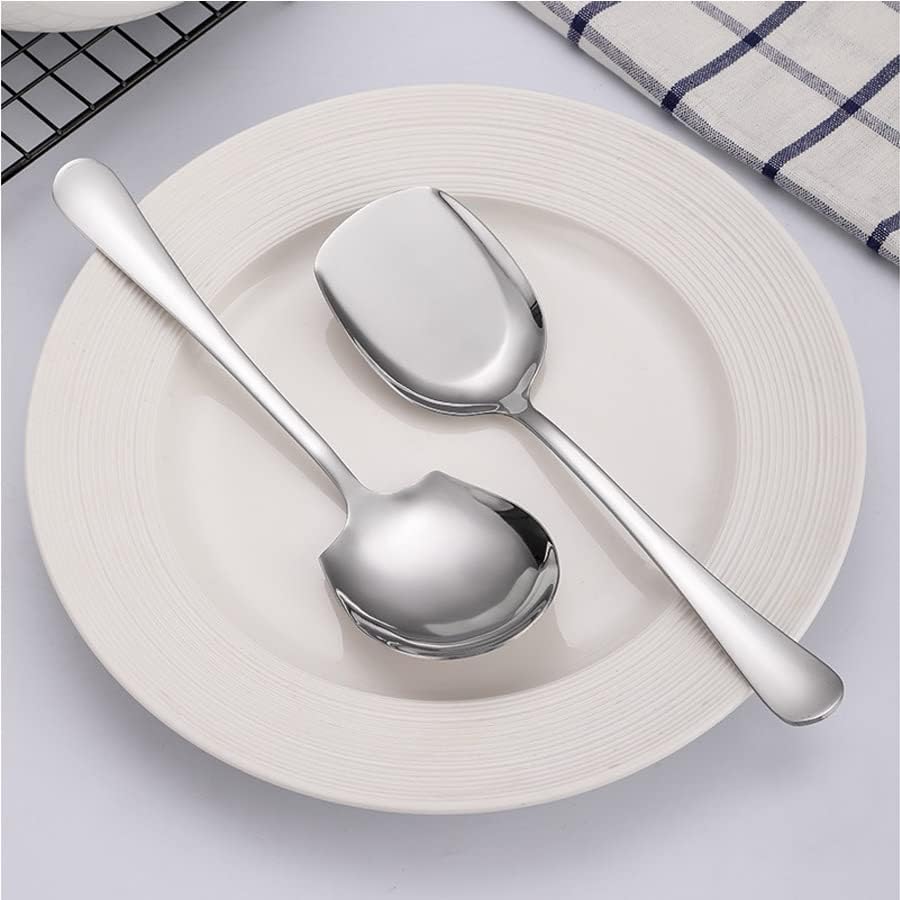 Large Stainless Steel Spoons, Serving Spoons for Hotel Meals - Image 2