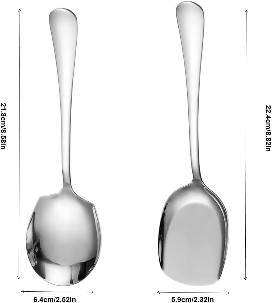 Large Stainless Steel Spoons, Serving Spoons for Hotel Meals - Image 5