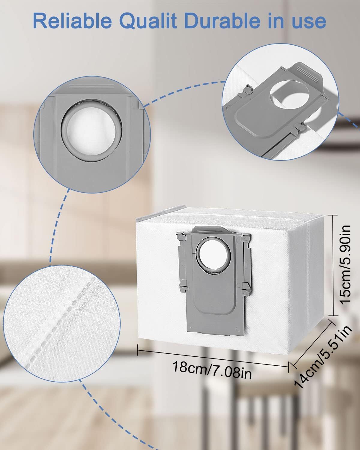 10 pcs vacuum cleaner bags accessories for Xiaomi Roborock S8+/S8 Pro Ultra S7 MaxV Ultra/S7 Pro Ultra/Q7 robot vacuum cleaner - Image 3