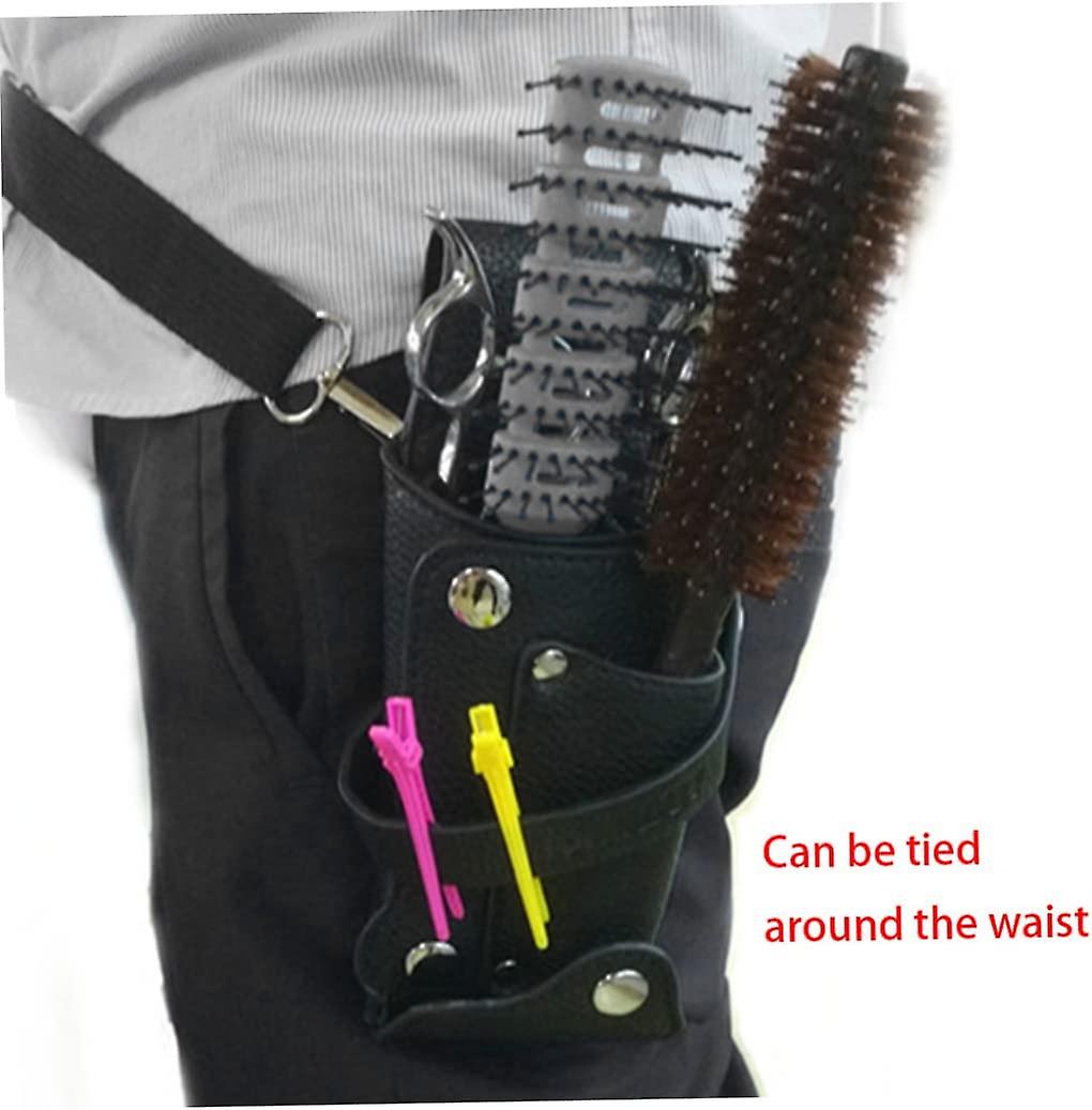 Waist Bag Scissors Comb Bag Hairdressing Tools Pockets Salon Leather Barber Pockets Universal - Image 3