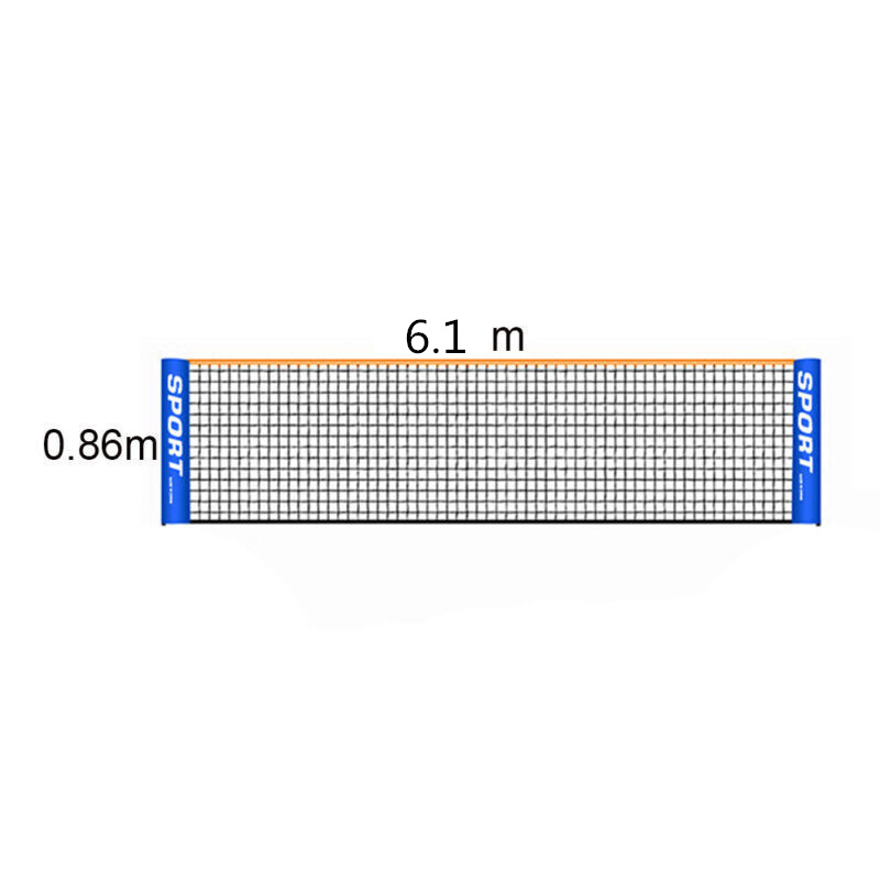 Portable Badminton Tennis Net Sports Replacement Training Net Outdoor 3/4/5/6M 3.1M - Image 8