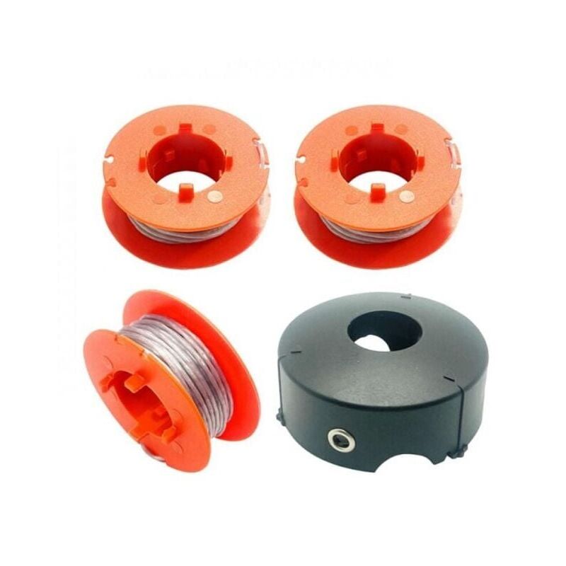 Bosch Art 23 26 30 Easytrim & Combitrim Wire Spool, 8M x 1.6mm, F016800175 (3 Spools + 1 Cover) - Image 1