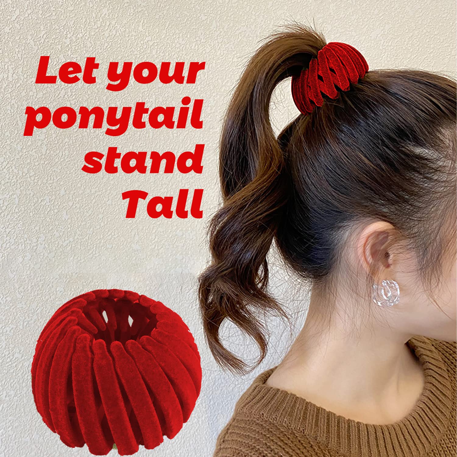 Magic Hair Clip Bird's Nest Zabernim Magic Hair Clip Bird's Nest Hair Clip Lazy Hair Clip Bird's Nest Flat Ponytail Lad - Image 3