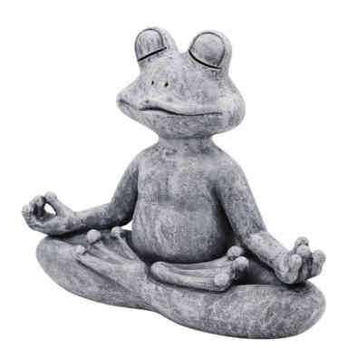 Meditating Frog Meditation Frog Outdoor Decoration Garden Statue Resin Ornaments Garden Courtyard Design - Image 1