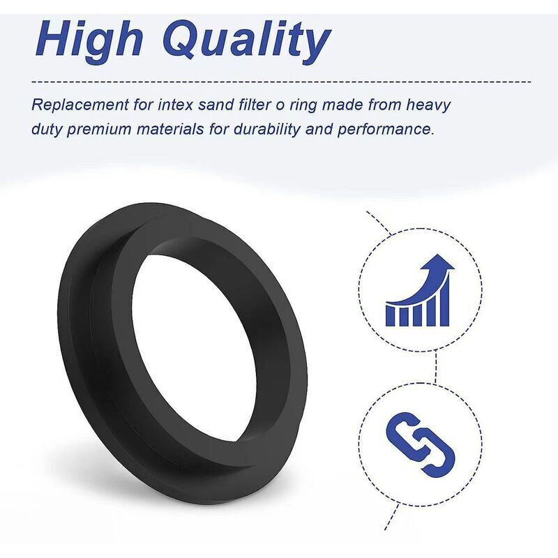 pcs 11412 Pool Filter Pump Washers L-ring Compatible with INTEX Sand Filter Pump Motor..DEBUNS - Image 3