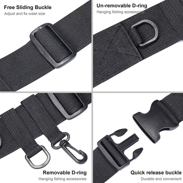 Adjustable Waist Rod Holder Portable Carp Fishing Rod Inserter - Image 4