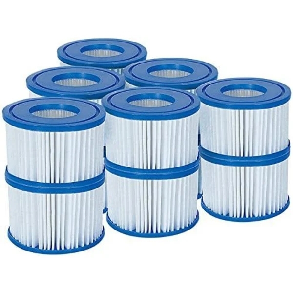 Lay-Z-Spa Filter Cartridge (VI), Compatible with All Lay-Z-Spa Hot Tubs 6pcs - Image 1