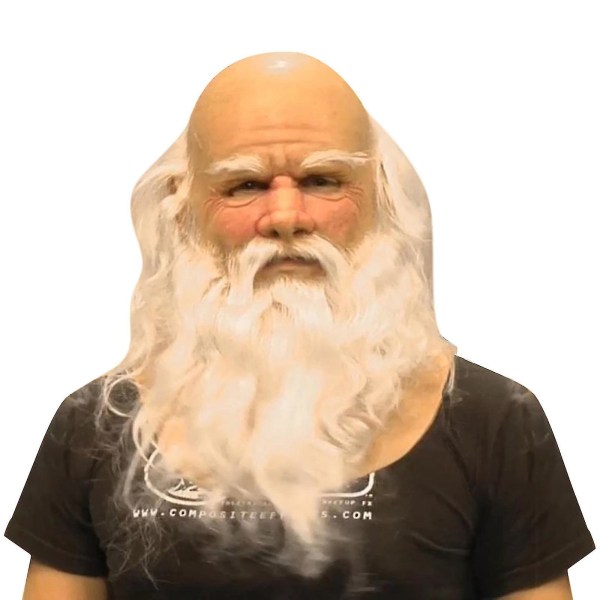 My Old Man Christmas Holiday Funny Mask Super Soft Santa Adult - Image 1