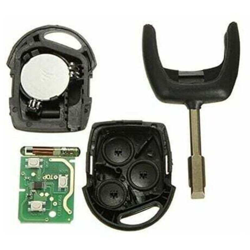 pc 3-button 433 MHz FOB remote key for Ford/Mondeo/Fiesta/Focus/Ka Transit - Image 2