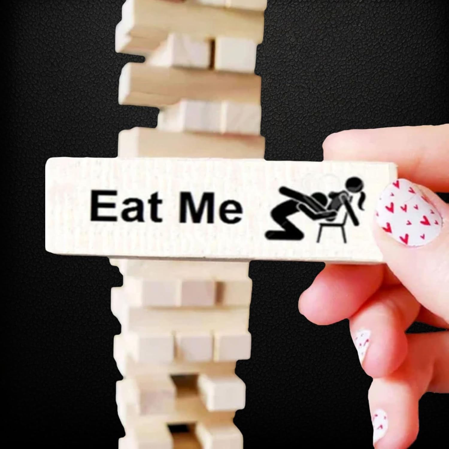 Block Tower Jenga Game Couple Dating Block Tower Jenga Game - Image 8
