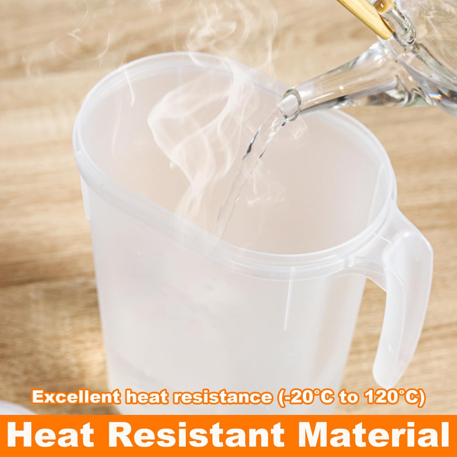 Cooling Water Jug, 1.5L and 2L plastic jug with filter lid, leak-proof for juice or iced tea - Image 3