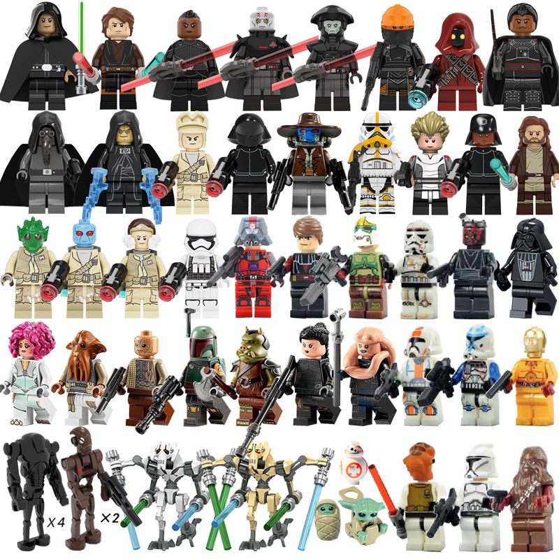 50 pcs Star Wars building blocks minifigures Luke Darth Vader 50 pcs - Image 1