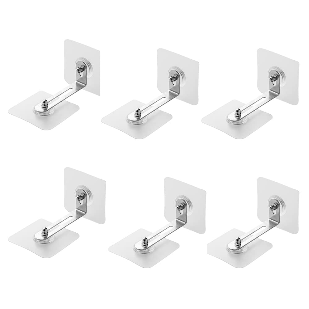 pcs Furniture Wall Anchors without drilling the wall Install anti-tip furniture with kit proofing Attach the shelf to the wall to prevent furniture from falling - Image 1