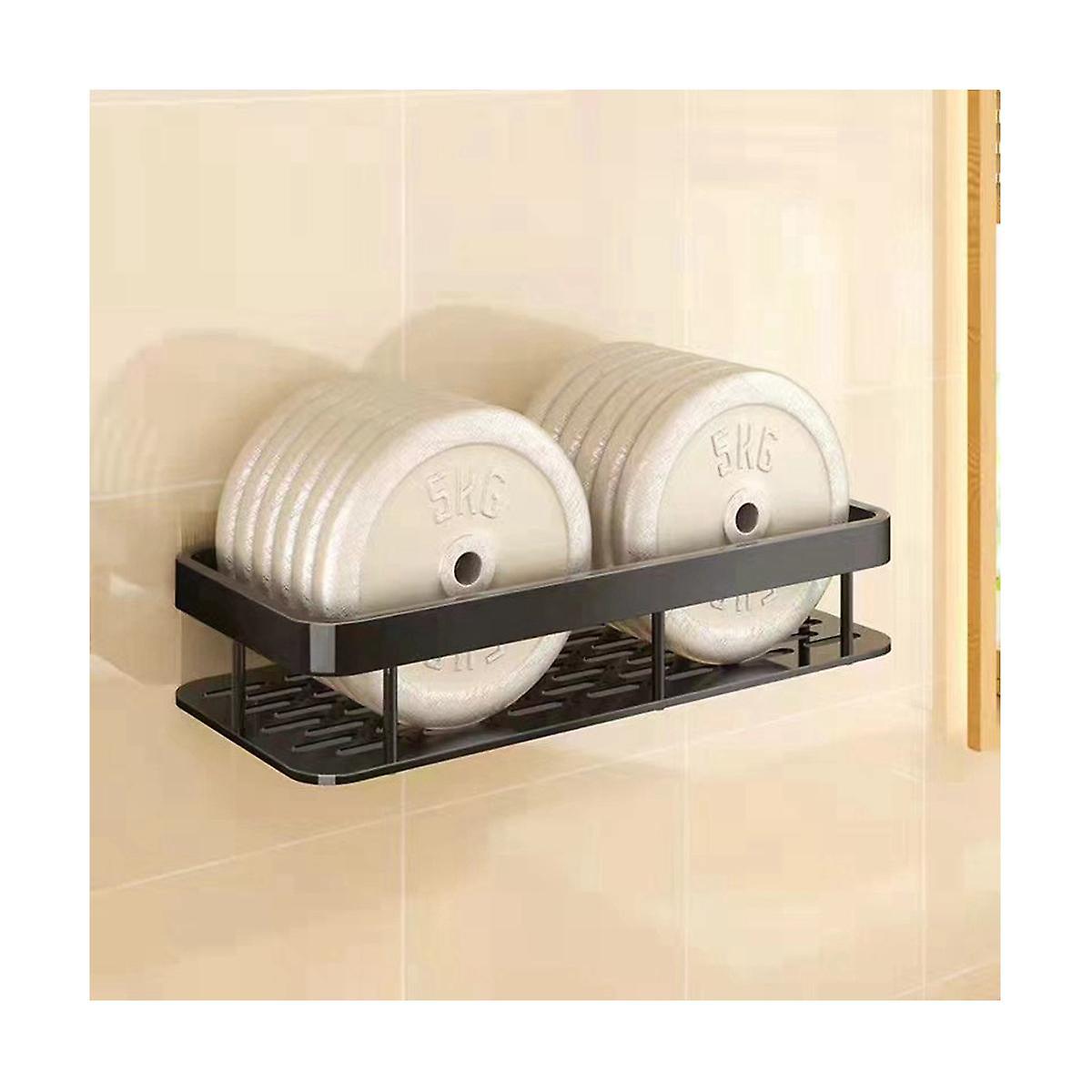 2pcs Bathroom Shelf No Drilling Wall Mount Corner Shelf Shower Storage Bracket Toilet Makeup Organization - Image 4