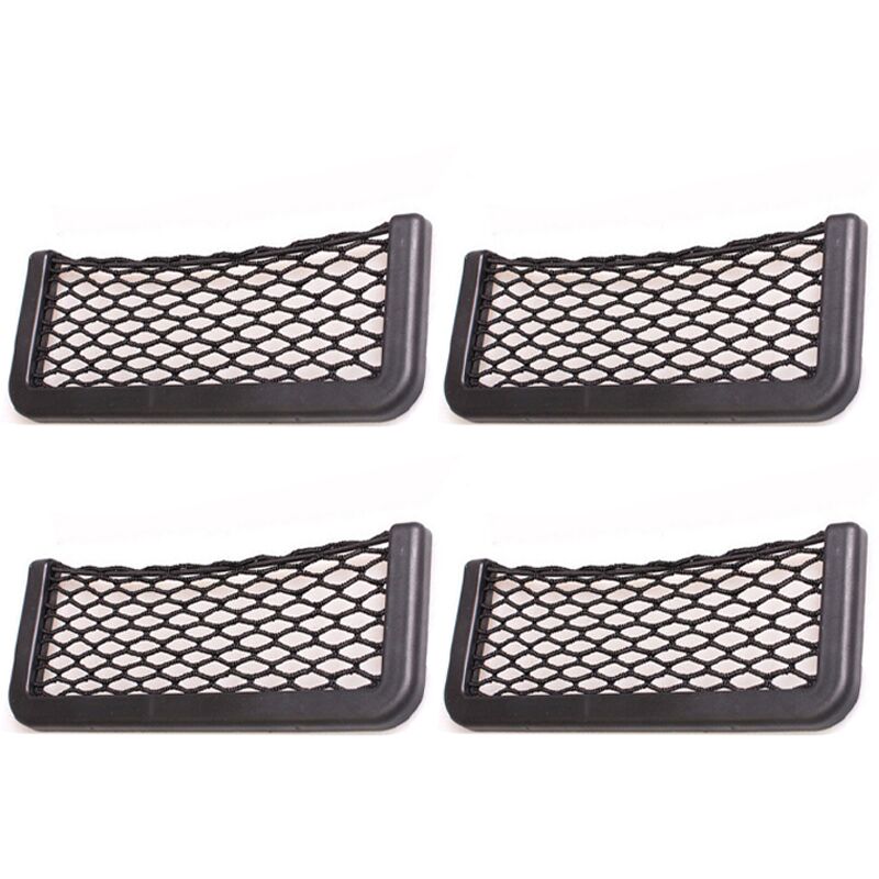 Car Phone Mesh Pocket, Use as Car Glasses Holder and Smartphone Holder or Organizer - Car Storage Net with Universal Mesh Design - New and Improved - Image 1