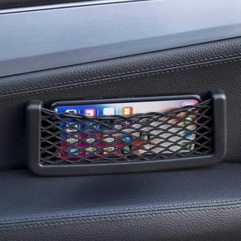 Car Phone Mesh Pocket, Use as Car Glasses Holder and Smartphone Holder or Organizer - Car Storage Net with Universal Mesh Design - New and Improved - Image 4