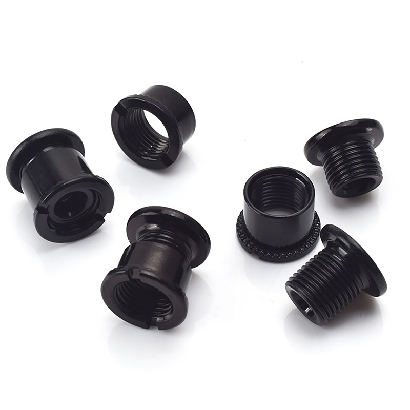5-speed chainring mounting plate bolt nut chainring road bike parts black - Image 4