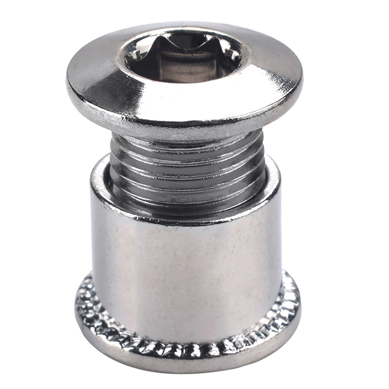 5-speed chainring mounting plate bolt nut chainring road bike parts black - Image 5