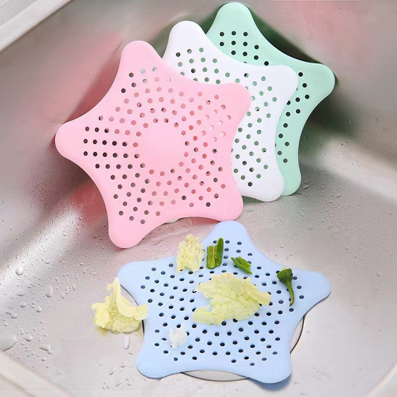 Silicone Drain Cover / Filter for Sink, Bathtub, Shower Green - Image 1