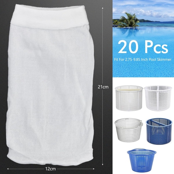 20 pcs Pool Skimmer Socks Pool Filter Sock for - Image 2