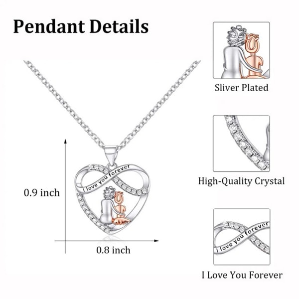 Grandma Grandchild Necklace with Card \