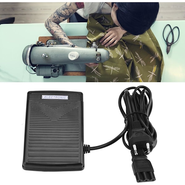 Sewing Machine Foot Pedal, Sewing Machine Pedal with Cord for Home Sewing, Compatible with Singer, JUKI, Husqvarna Viking, Elna, etc (EU) - Image 3