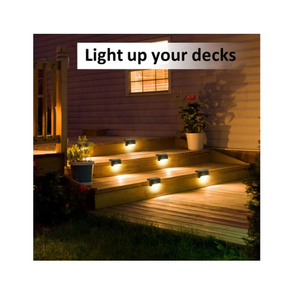 16-pack Waterproof LED Solar Lights for Stairs Fence Garden Patio and Walkway—Max - Image 3