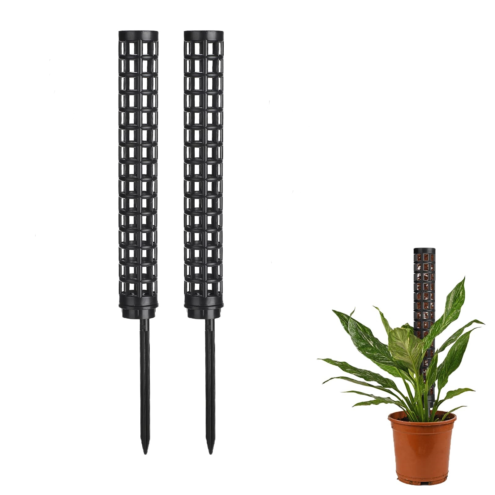 Moss stakes for climbing plants Black Variety - Image 1