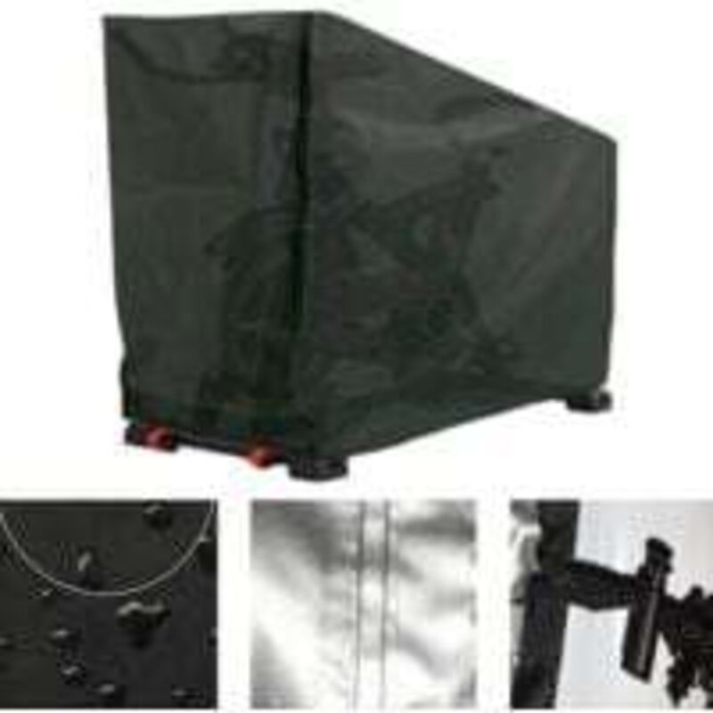 Waterproof Exercise Bike Cover - 123 x 58 x 113/142 cm - Dustproof and Sunproof - for Outdoor Cycling - Image 4