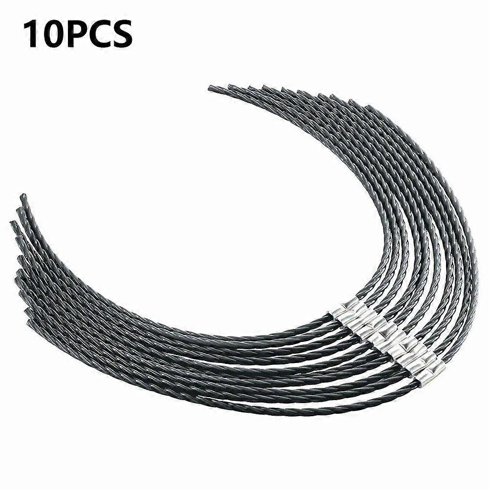 10 pcs For Bosch AFS 23-37 Lawn Mower Nylon Line Trimmer Line with Buckle F016800431 - Image 1
