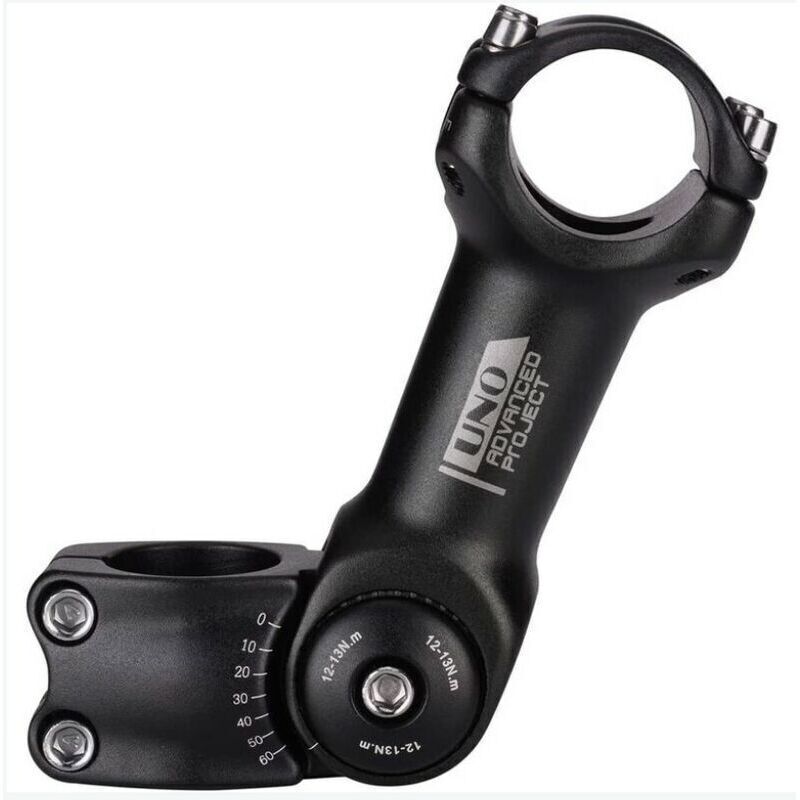 31.8 Adjustable Stem 110mm 0 60 Degree Adjustable Stem for Most Mountain Bike Road Bike, by DEBUNS - Image 1