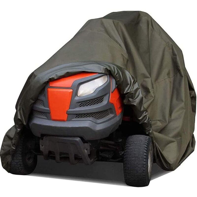 Universal Waterproof Lawn Mower Cover 210D Oxford Fabric - 183x112x109cm, Compatible with Most Riding Mowers and Tractors - Image 1