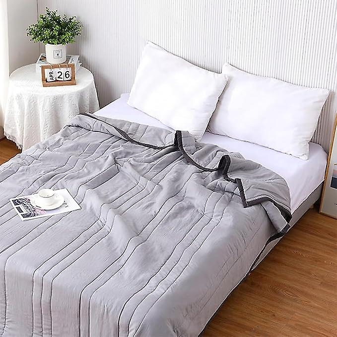 Cooling Summer Blanket - Ice Blanket for Hot Sleepers and Night Sweats, Cooling Blanket with Double-Sided Cooling Effect for All Seasons - Perfect Ray Ray 150x200cm - Image 2