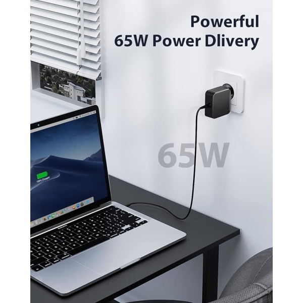 65W USB C Laptop Charger (1.8m) for Lenovo Thinkpad ASUS Zenbook - Image 5