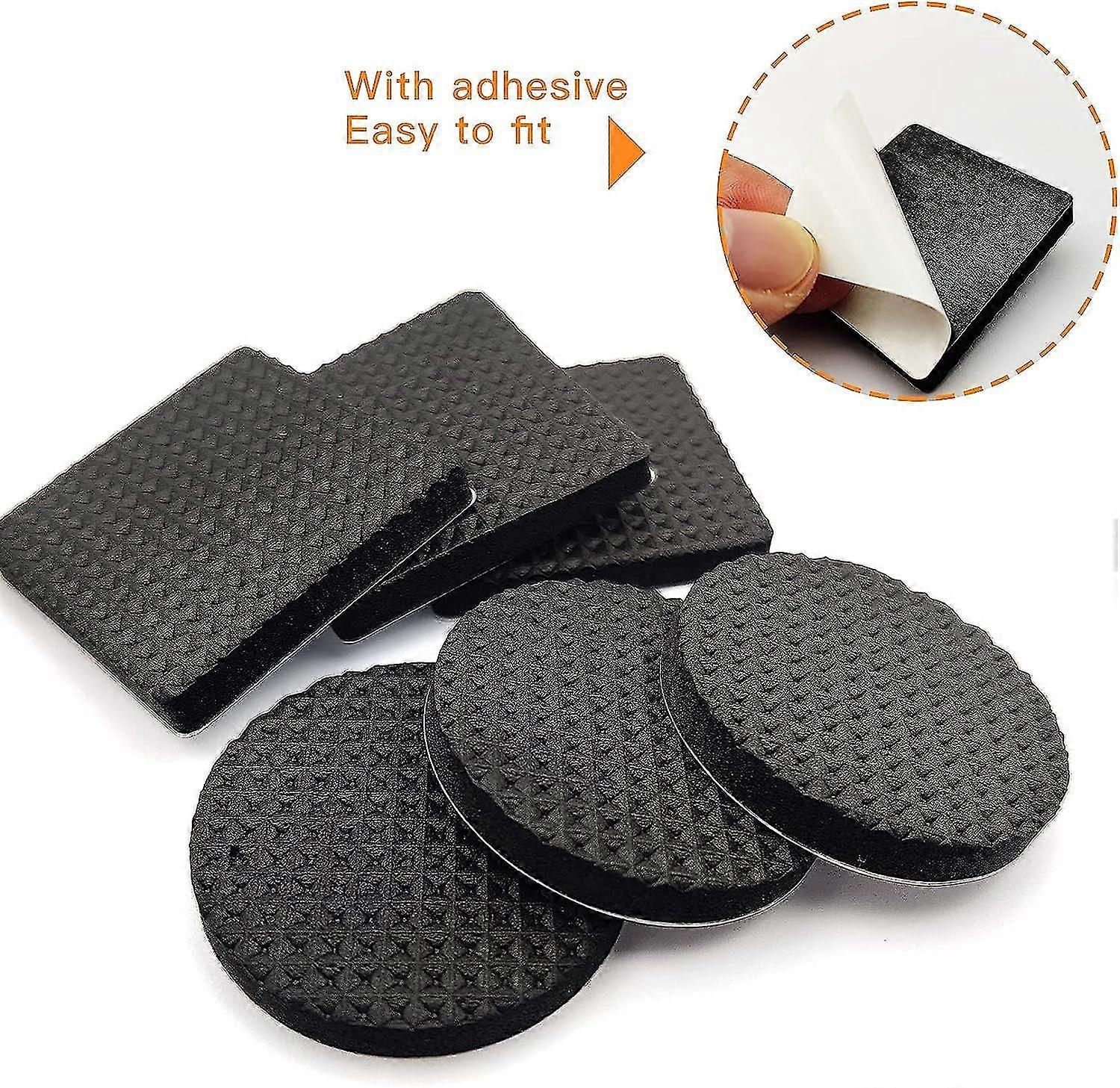 60 pieces non-slip rubber pads, self-adhesive rubber furniture protectors, protective pads for wooden floors, tables, chairs, bed legs - Image 4