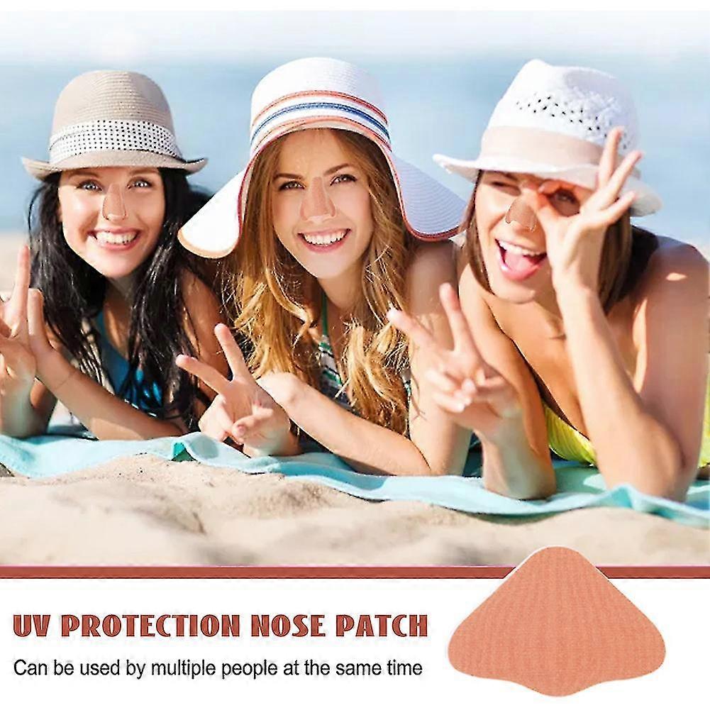 24 pcs Sunscreen Nose Patch UV Protection Nose Cover Sports Outdoor Skin-friendly Sun Nose Sticker - Image 5