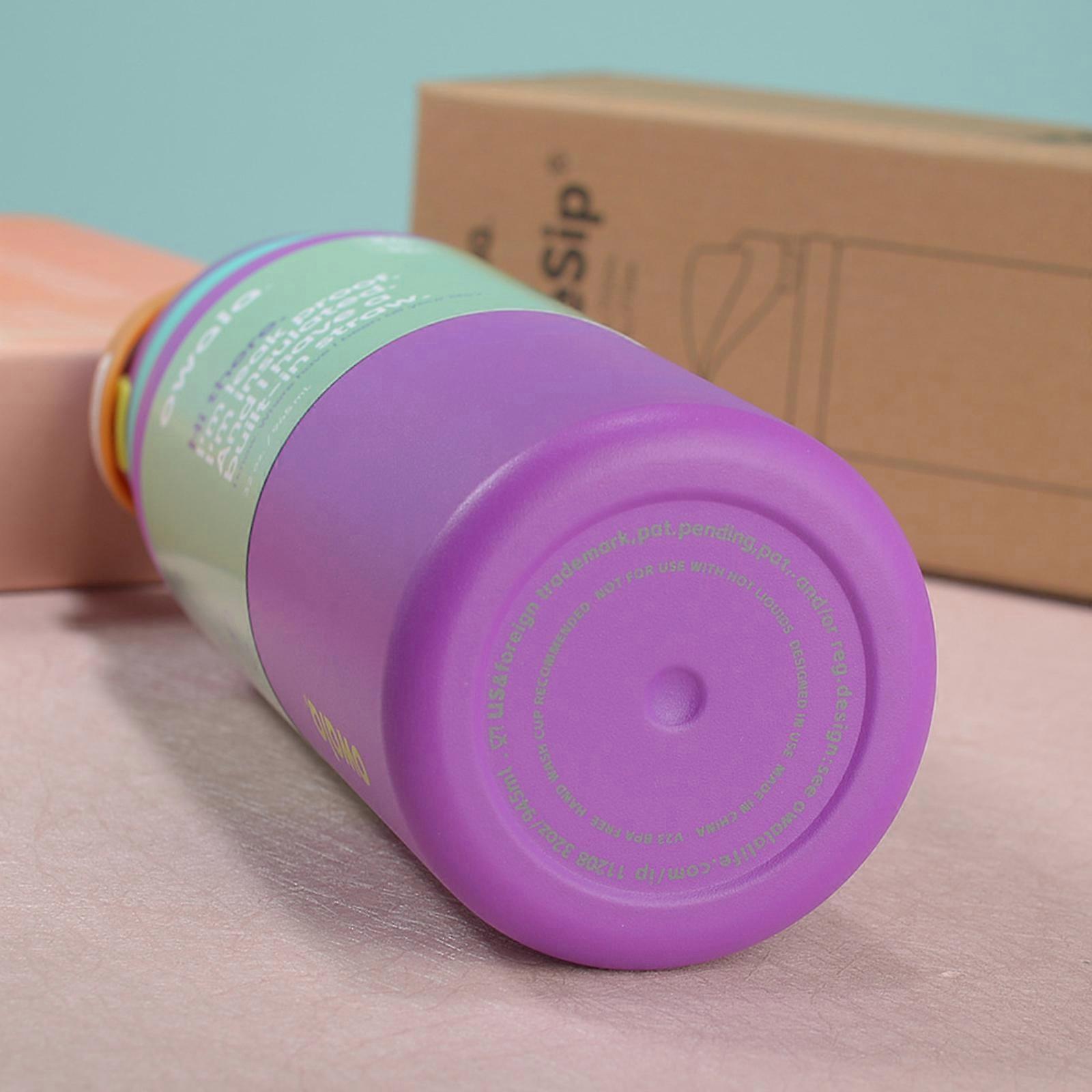 Large 710ml Off-White Thermos Bottle for Adventure lotus colorM - Image 3