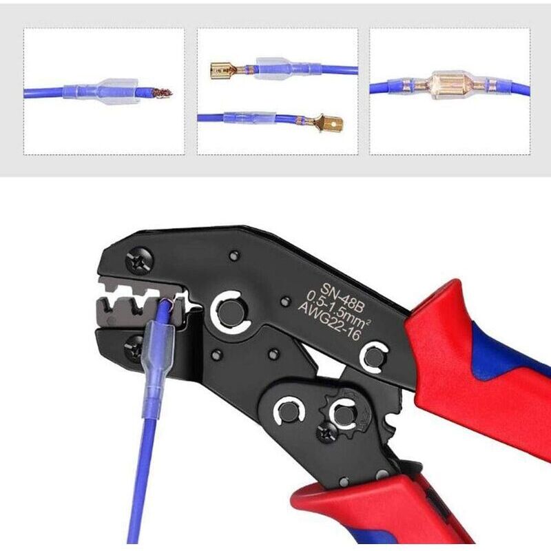 Electrical Cable Lug Pliers, Cable Lug Pliers with Ergonomic Handle Available for Electrical Wire Connectors SN-48B - Image 5