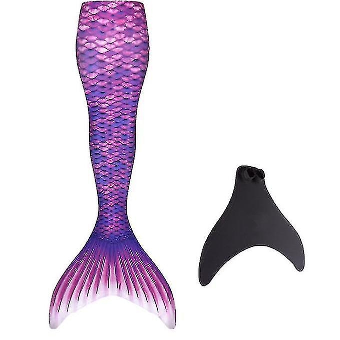 Children's Durable Mermaid Tail for Swimming, Monofin Included - Perfect Purple Adult XL - Image 2