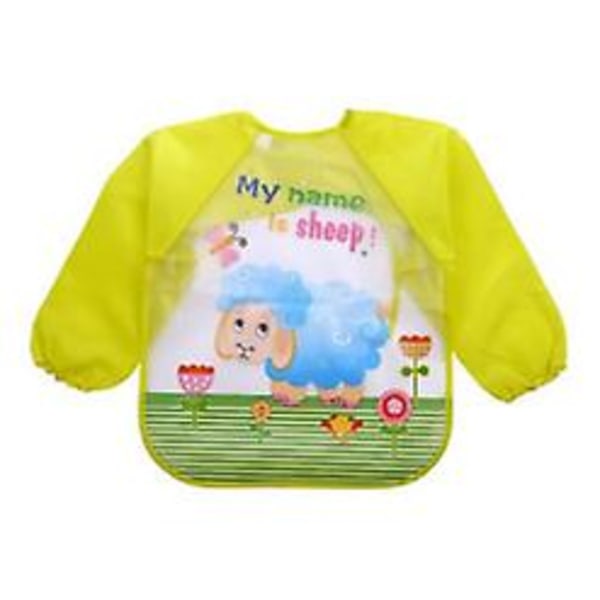 pcs bibs with sleeves, waterproof long sleeve bibs, unisex, for toddlers - Image 4