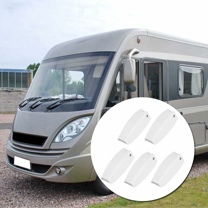 RV Door Lock, Qiilu RV Door Buckle for Camping Vehicle Door Lock for Travel Luggage in Motorhome - Image 5