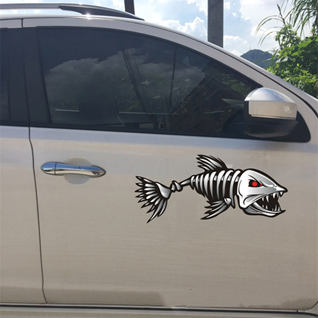 2pcs/set Fishing Boat Decals Sticker Car Decal Boat Decals for Kayak Fishing Car Reflective Decals Accessories 25*13cm - Image 7